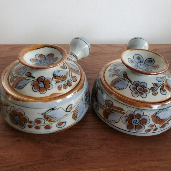 Ken Edwards Tonala personal casserole dish flowers, set of 2 El Palomar - Picture 2 of 8